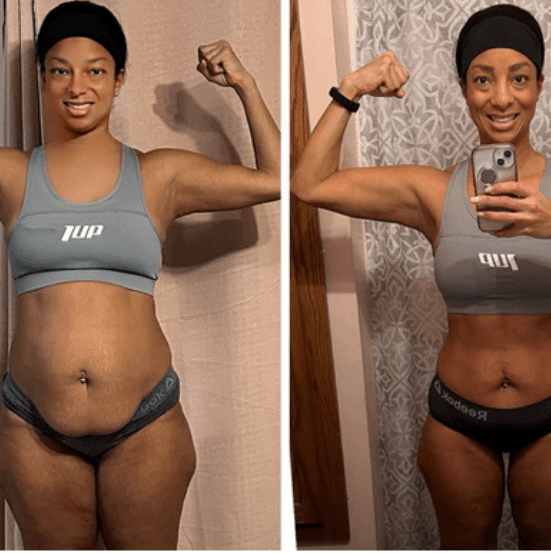 Kristina P. before and after